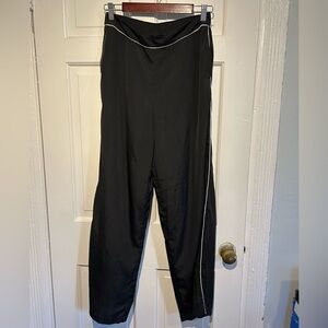 Jason Wu Black Track Pants with White Trim